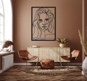 ・"Beautiful Face"・Premium Metal Wall Art - Limited Edition - ArtDesigna Glass Printing Wall Art