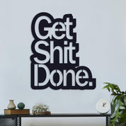 ・"Get X Done"・Premium Metal Wall Art - Limited Edition - ArtDesigna Glass Printing Wall Art