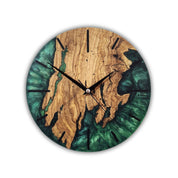 Green Forest Timekeeper | Premium Handmade Wall Clocks - Artdesigna