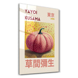 Yayoi Kusama Pumpkin Poster Japanese Pop Art | Glass Wall Art