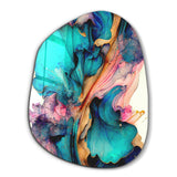 Dance of Watercolors | Glass Wall Art