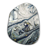 Gold and Ink | Glass Wall Art