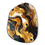 Golden Roots | Glass Wall Art