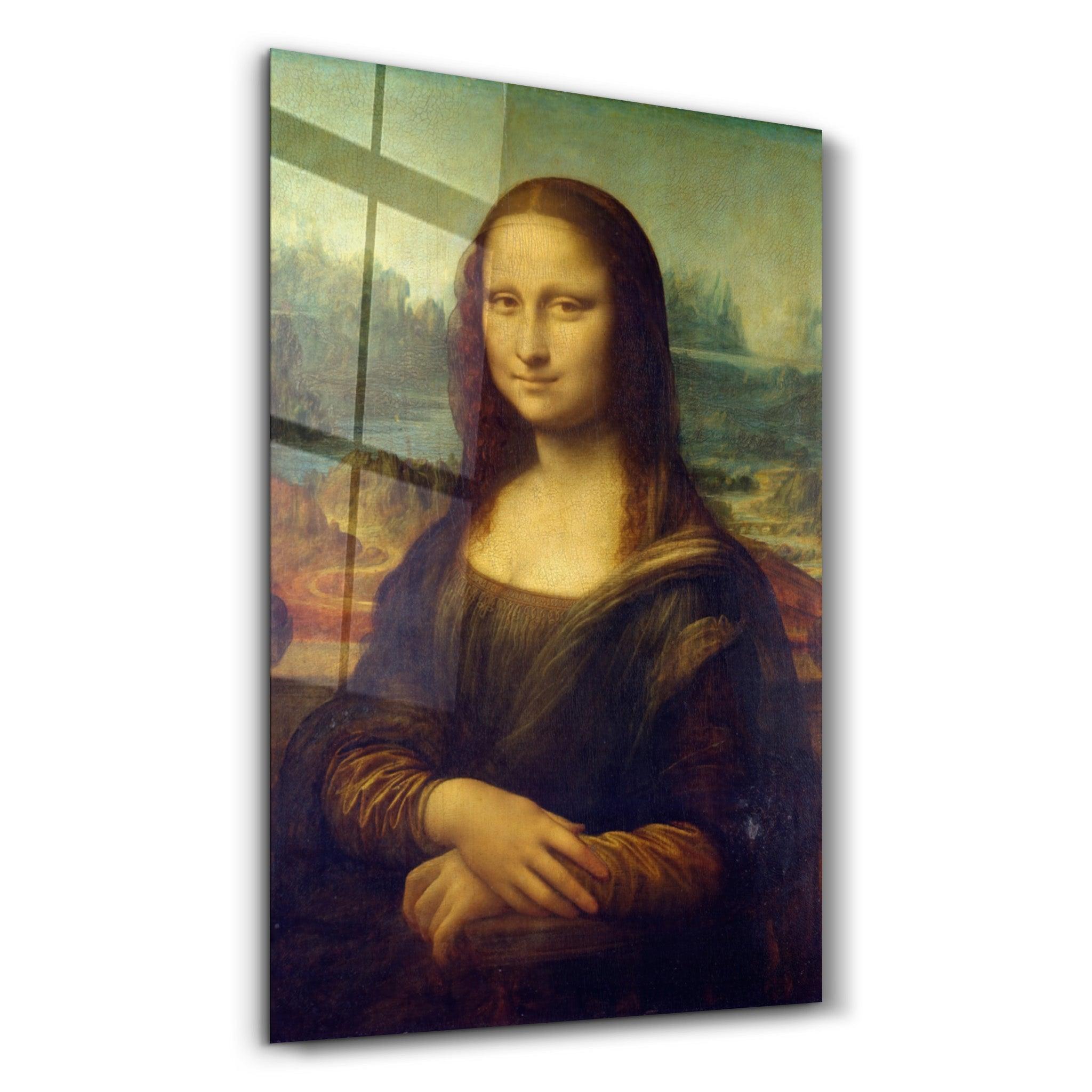 Mona Lisa | Glass Wall Art - Artdesigna