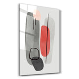 Pastel Tones Abstract 4 | Glass Wall Art