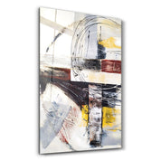 Abstract Oil Painting | Glass Wall Art - Artdesigna