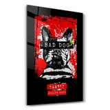 The Wanted Dog | Glass Wall Art