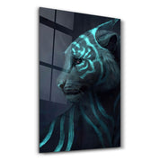 Phantom of the Jungle | Glass Wall Art - Artdesigna