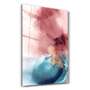 Powder Calm | Glass Wall Art - Artdesigna