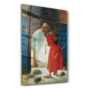 The Tortoise Trainer 1906 Osman Hamdi | Glass Wall Art - Artdesigna