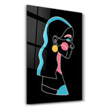 Modern Line Abstract V2 | Glass Wall Art