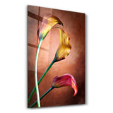 3Leaves | Glass Wall Art