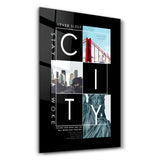 City Never Sleep | Glass Wall Art