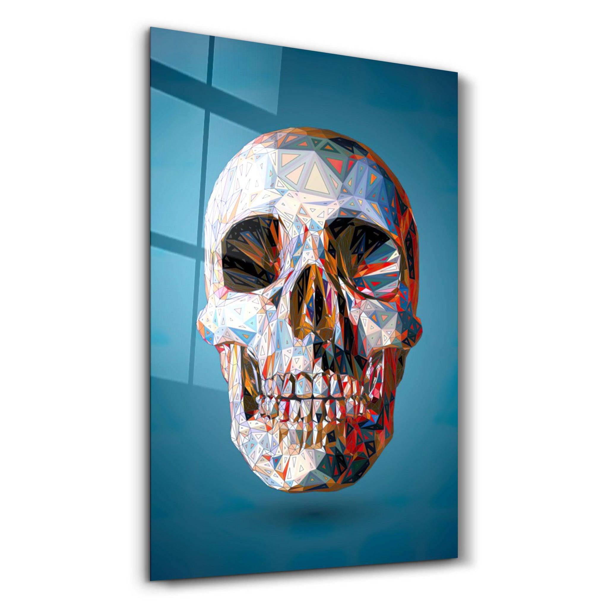 Skullart | Glass Wall Art - Artdesigna