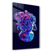 Medusa | Designers Collection Glass Wall Art - Artdesigna