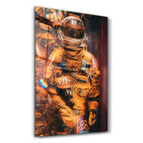 Blurry Astronaut | Glass Wall Art