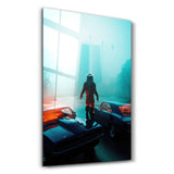 The One Against Five | Glass Wall Art