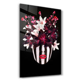 Flower Pot | Glass Wall Art