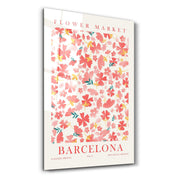 Flower Market No:18 Barcelona | Gallery Print Collection Glass Wall Art - Artdesigna