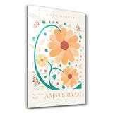Flower Market No:3 Amsterdam | Gallery Print Collection Glass Wall Art