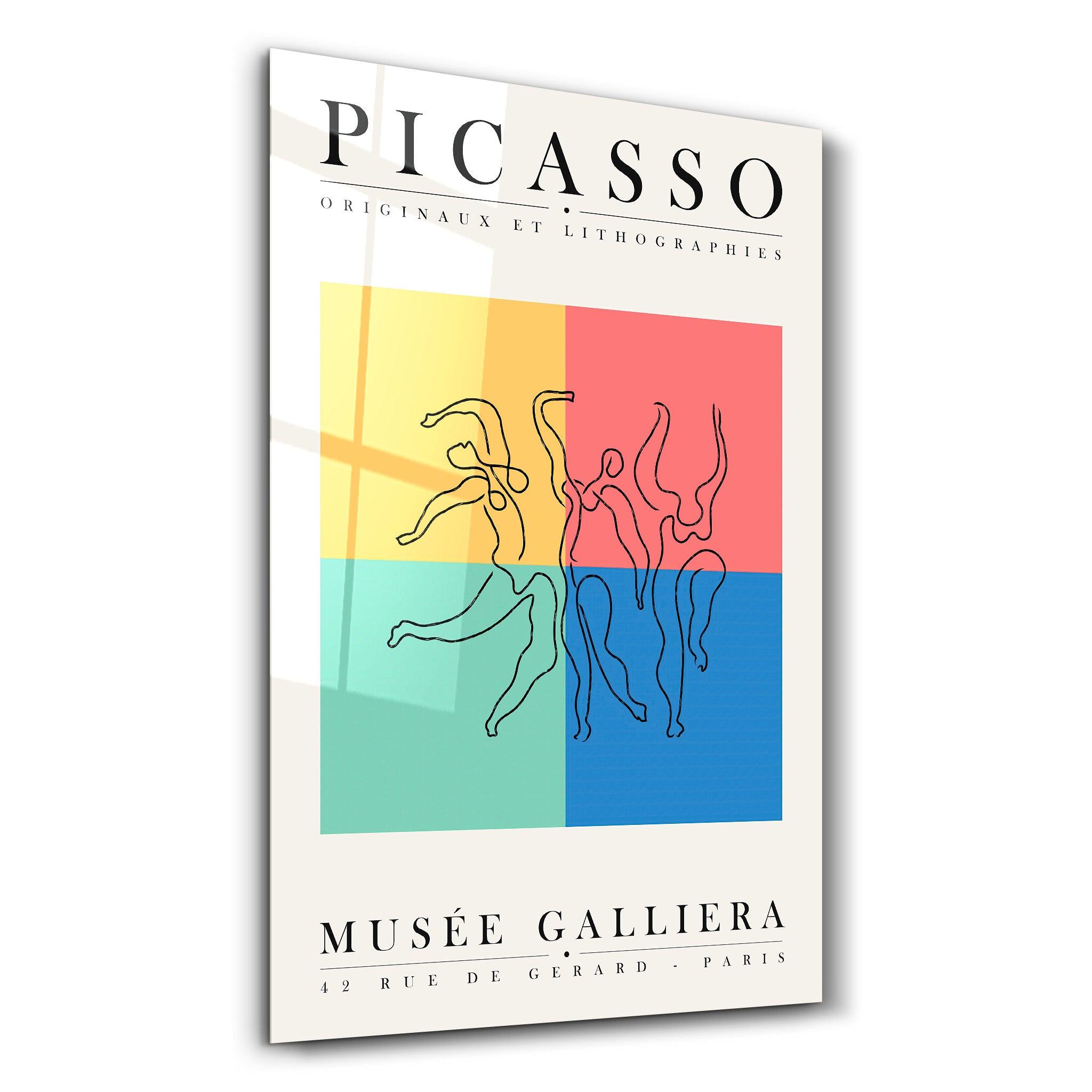 Pablo Picasso - Originaux Et Lithographies | Gallery Print Collection Glass Wall Art - Artdesigna