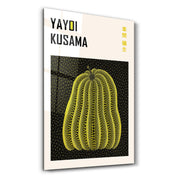 Yayoi Kusama - Pumpkin | Gallery Print Collection Glass Wall Art - Artdesigna