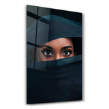 Eyes Under Cover | Designer's Collection Glass Wall Art