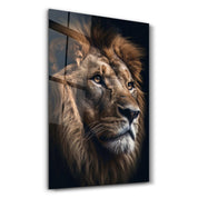 The King | Designers Collection Glass Wall Art - Artdesigna