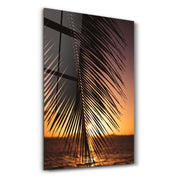 Key Biscayne Sunset, USA | Glass Wall Art - Artdesigna