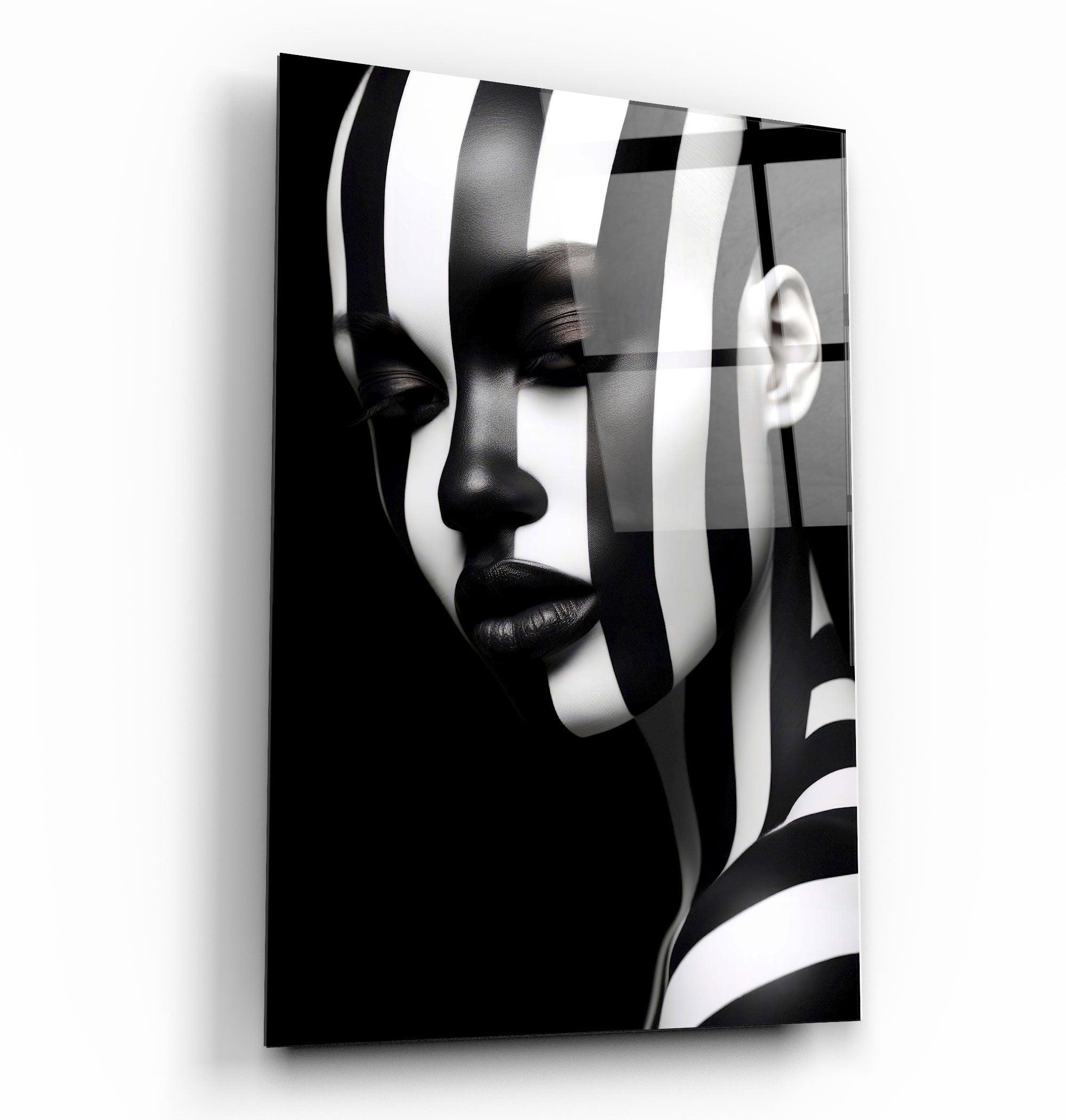 Black and White | Designers Collection Glass Wall Art - Artdesigna