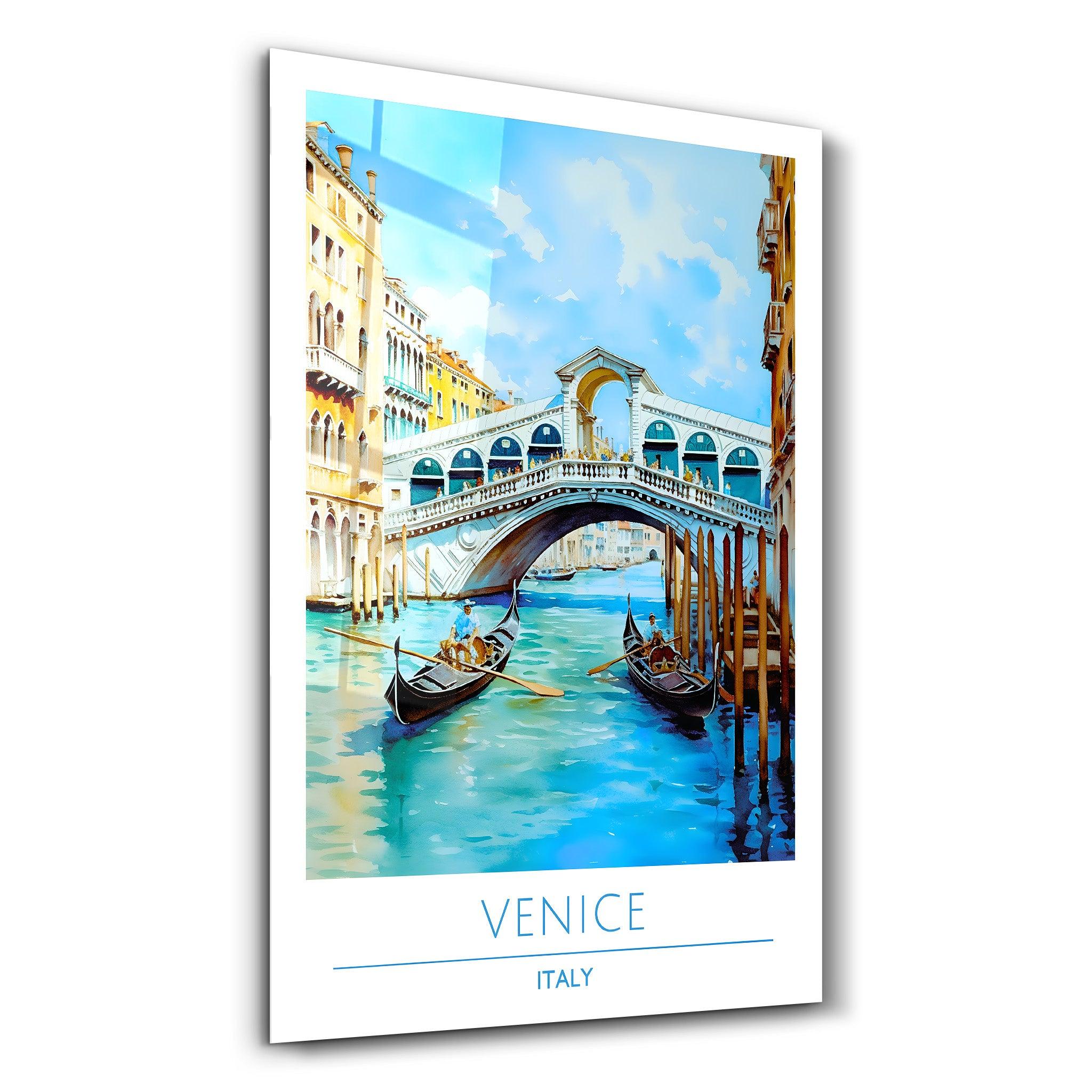 Venice Italy-Travel Posters | Glass Wall Art - Artdesigna