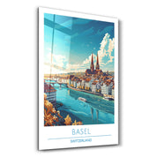 Basel Switzerland-Travel Posters | Glass Wall Art - Artdesigna