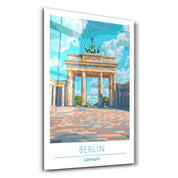 Berlin Germany 1-Travel Posters | Glass Wall Art - Artdesigna