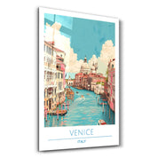 Venice Italy 3-Travel Posters | Glass Wall Art - Artdesigna