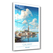 Galway Ireland-Travel Posters | Glass Wall Art - Artdesigna