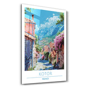 Kotor France-Travel Posters | Glass Wall Art - Artdesigna