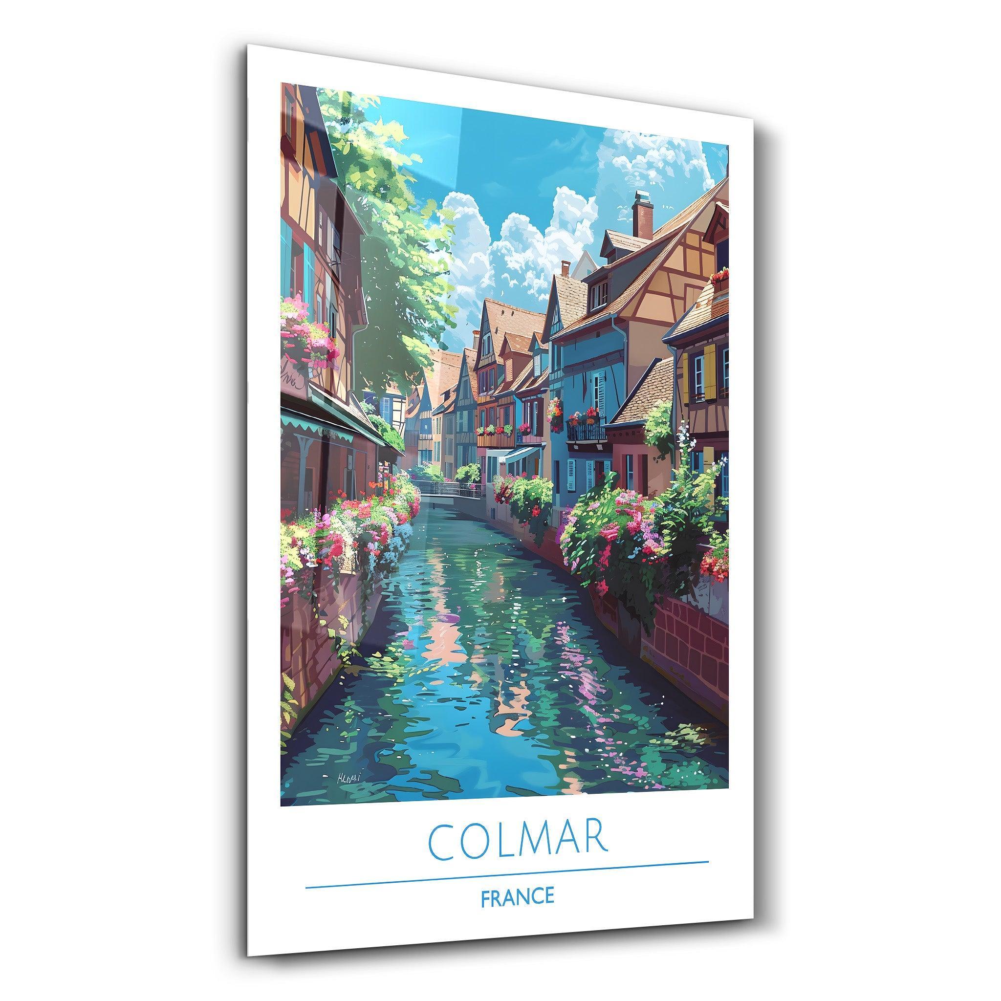 Colmar France-Travel Posters | Glass Wall Art - Artdesigna