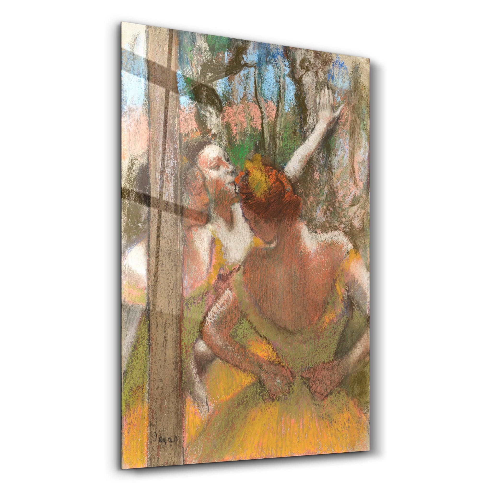 Dancers (1896) Edgar Degas. | Glass Wall Art - Artdesigna