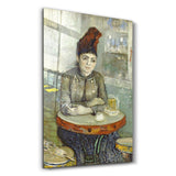Vincent van Gogh's Agostina Segatori Sitting in the Café du Tambourin (1887–1888) | Glass Wall Art