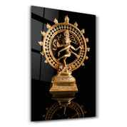 Shiva Natajara | Glass Wall Art - Artdesigna