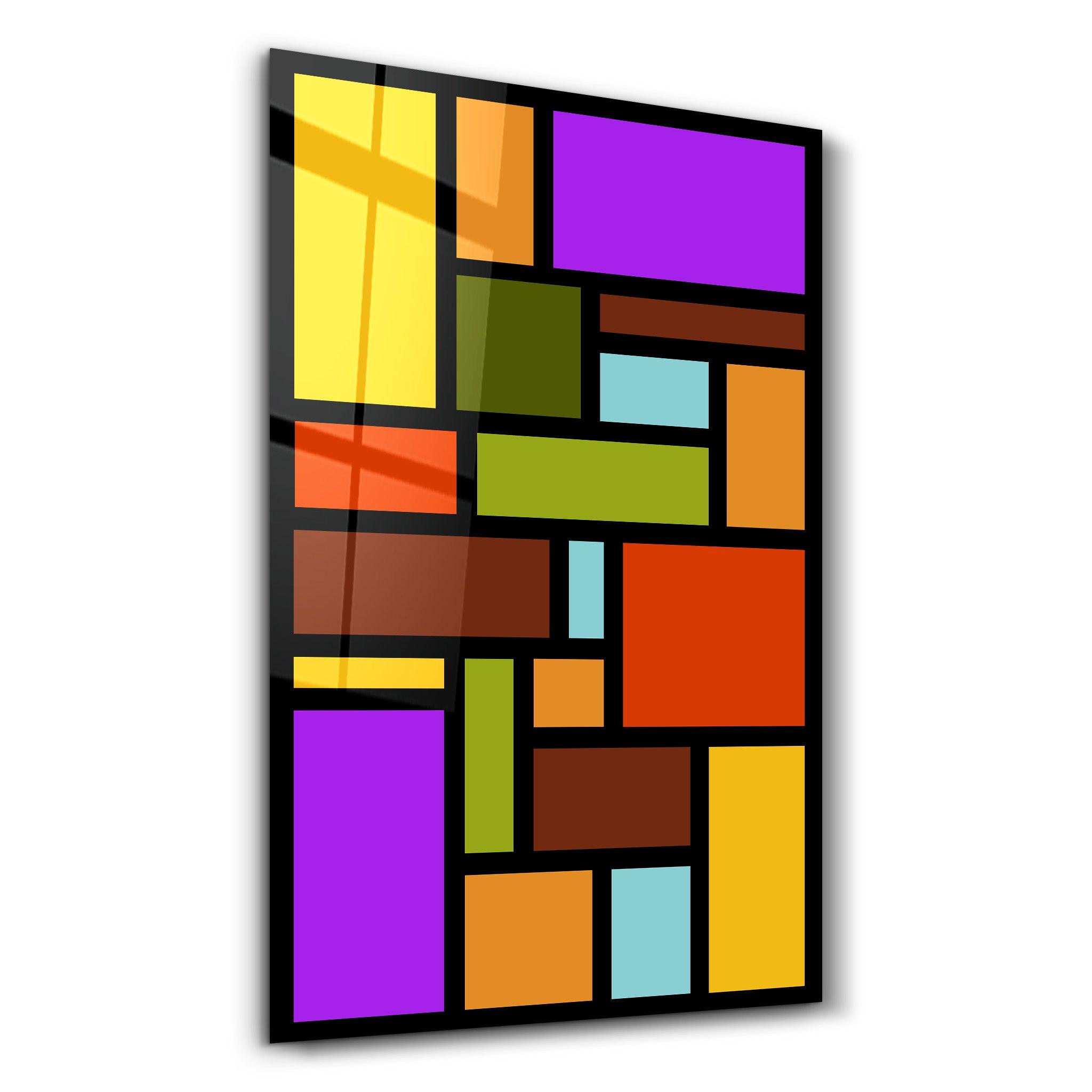 Rainbow | Designer's Collection Glass Wall Art - Artdesigna