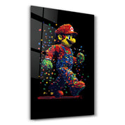 Pixel SPR M | Designers Collection Glass Wall Art