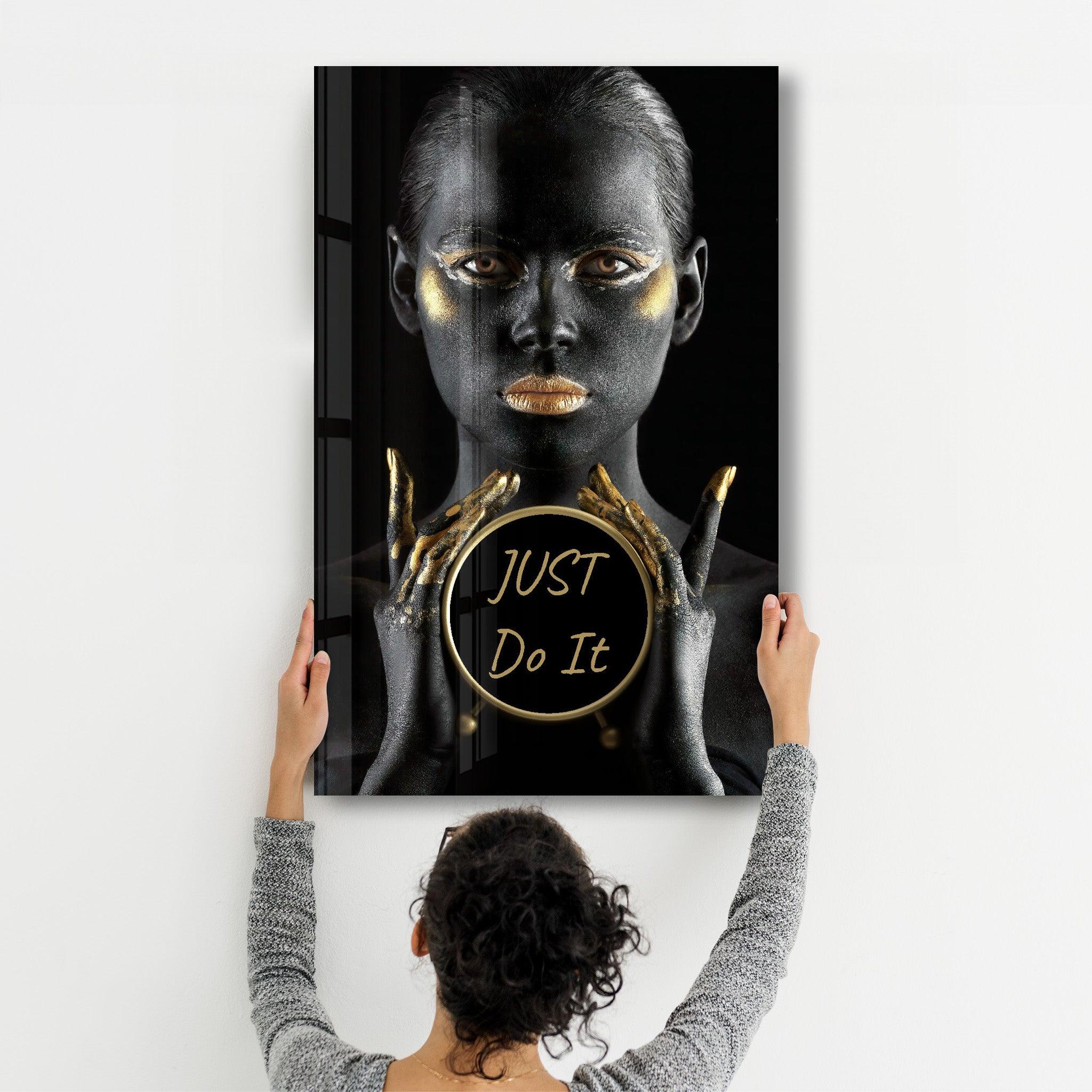 Just Do It | Glass Wall Art - Artdesigna