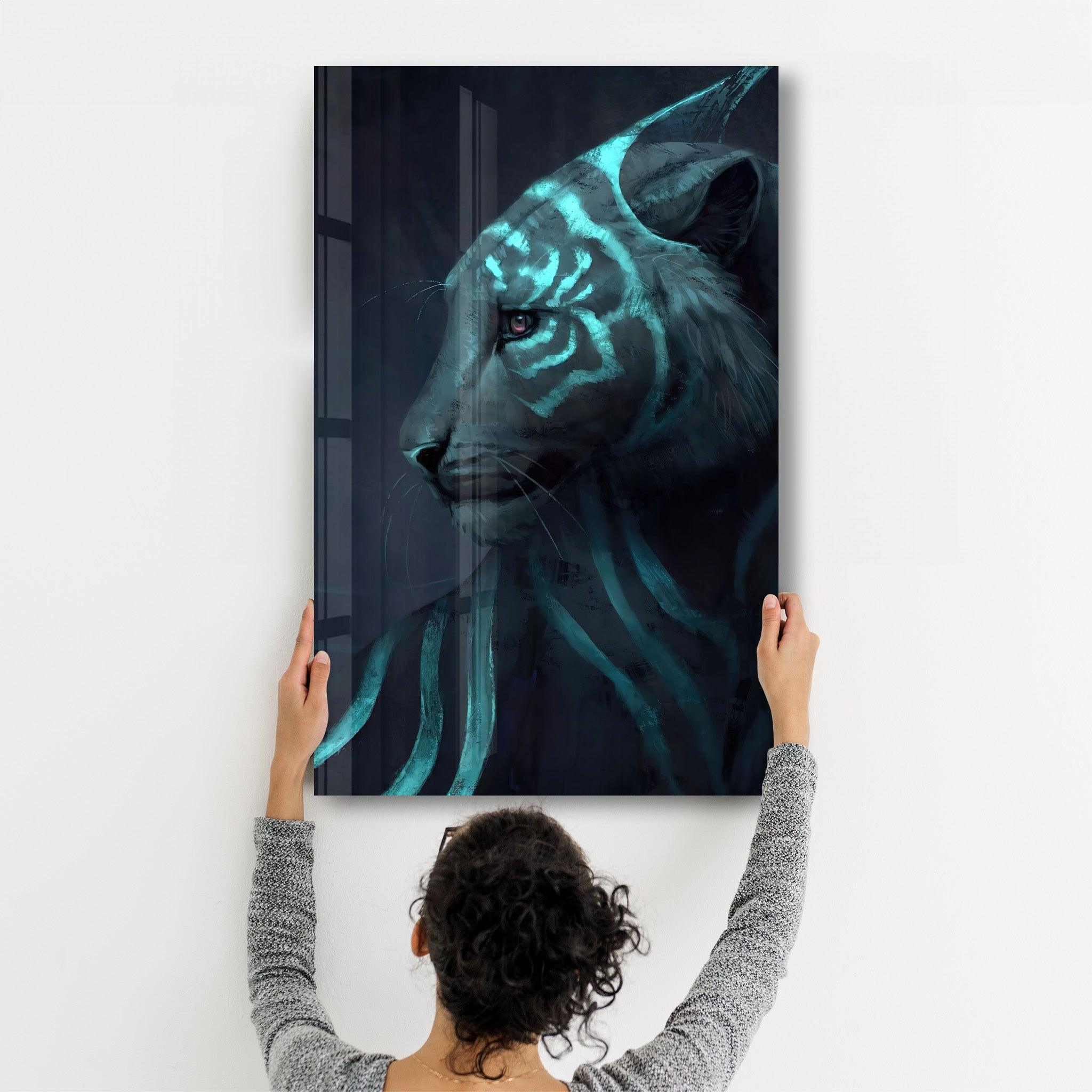 Phantom of the Jungle | Glass Wall Art - Artdesigna