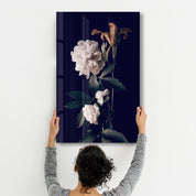 Flowers 2 | Glass Wall Art - Artdesigna