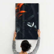 Black Butterfly | Designer's Collection Glass Wall Art - Artdesigna