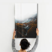 Silent Canyon | Designer's Collection Glass Wall Art - Artdesigna