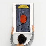 Paul Klee - With Umbrella | Gallery Print Collection Glass Wall Art - Artdesigna