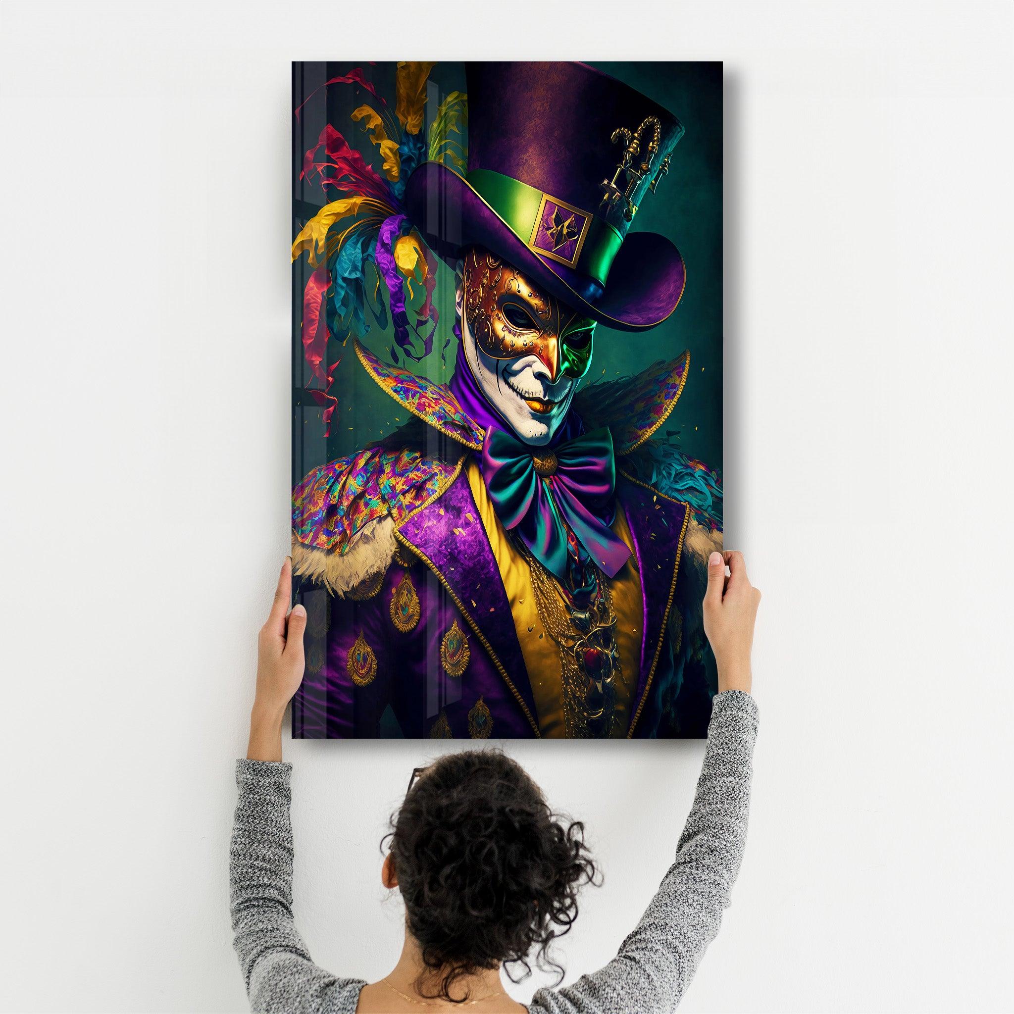 Joker | Secret World Collection Glass Wall Art - Artdesigna