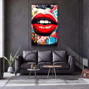 Lipps | Designers Collection Glass Wall Art - Artdesigna